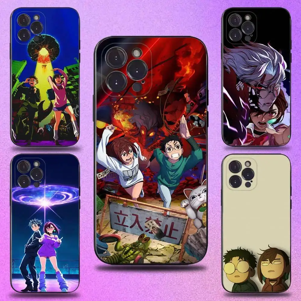 Anime Dandadan Phone Case Soft Silicone Black Cover For iPhone 11-17 Pro Max/Plus & Samsung Galaxy S23-S25