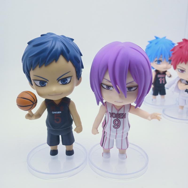 Full Set Anime Kuroko's Basketball Action Figure Kuroko Tetsuya Kagami Taiga Takao Kazunari Model Figurine Toy Boys Gift Pendant