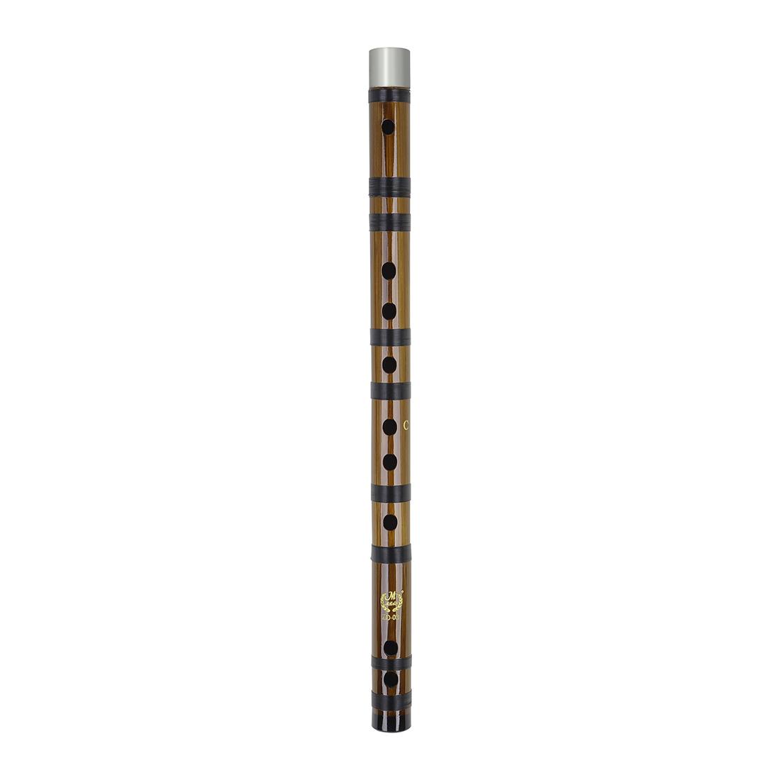 Bamboo Flute, C Key Bamboo Flute with Storage Box, Chinese Musical Instrument for Beginners, Musical Instrument for Gift