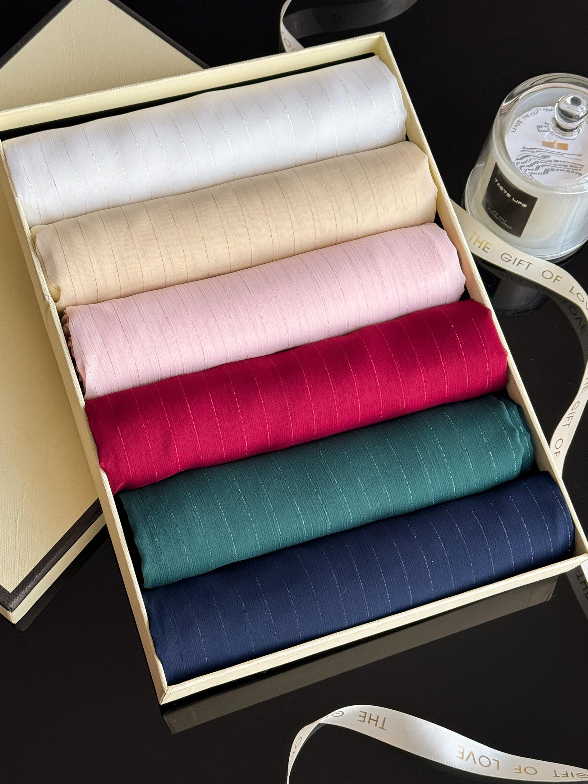 Women's Solid Color Scarf, Head Scarf, Fashionable Soft Comfortable Shawl for Daily Wear, Casual Versatile Scarf for Women & Girls