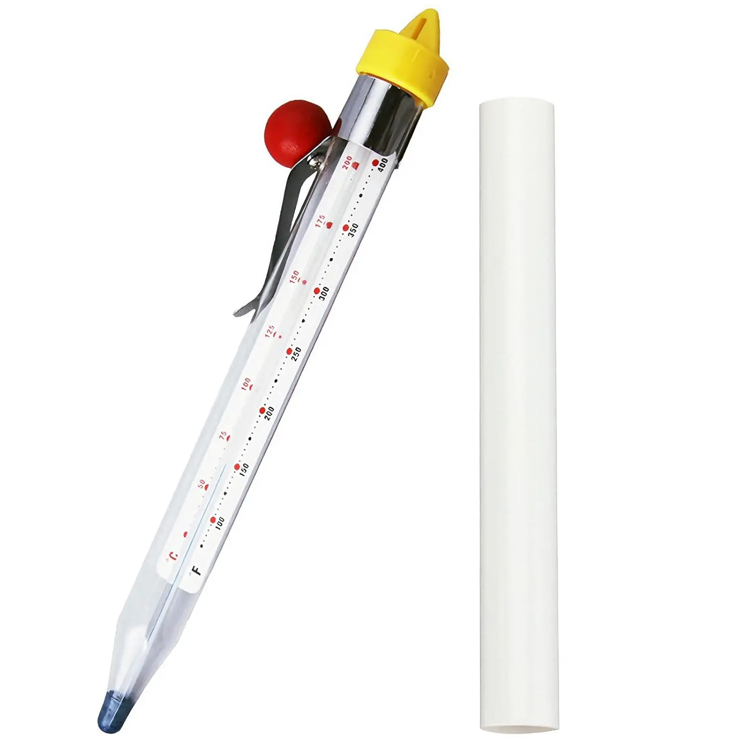 Long Rod Digital Candy Thermometer for Candy Making, Instant Read Kitchen Thermometer with Pot Clip for Deep Fry Temp, Cooking Use, Digital Thermometer