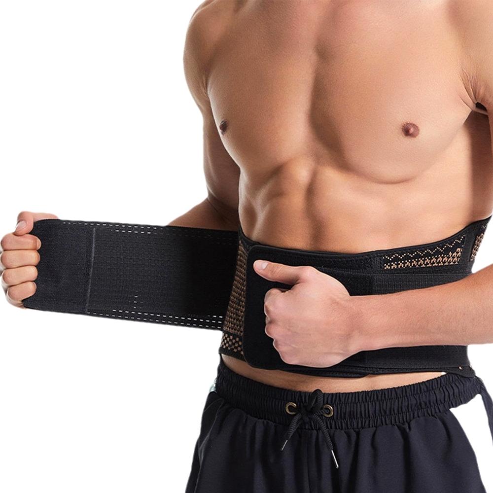 Lower Back Support Belt, 1 Count Lumbar Support Belt, Lightweight Flexible Compression Back Wrap for Men and Women for Everyday Use, Back Brace
