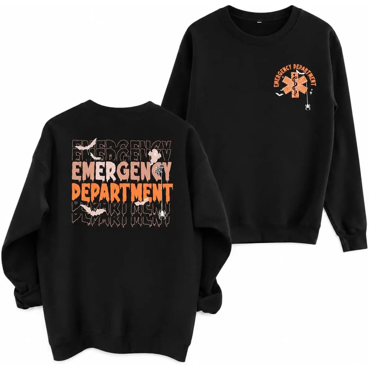 Women Halloween Sweatshirts Spooky Season Sweater Ghost Shirt |   Vintage Halloween Sweatshirt Magical Halloween Shirt Boo Graphic Crewneck Fall Sweater Casual Long Sleeve Tops