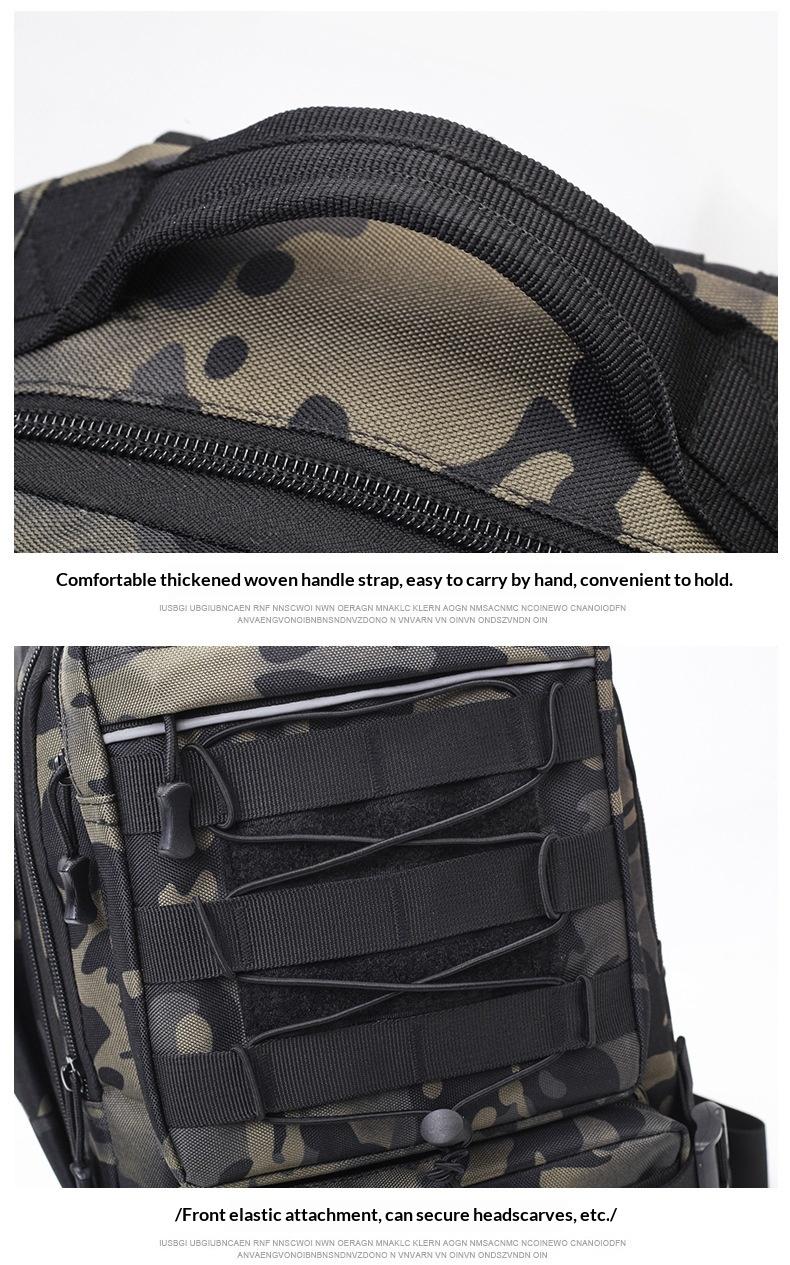 Multifunctional Tactical Backpack Outdoor Large Capacity Travel Sports Hiking Bag Multi-compartment Lure Fishing Bag