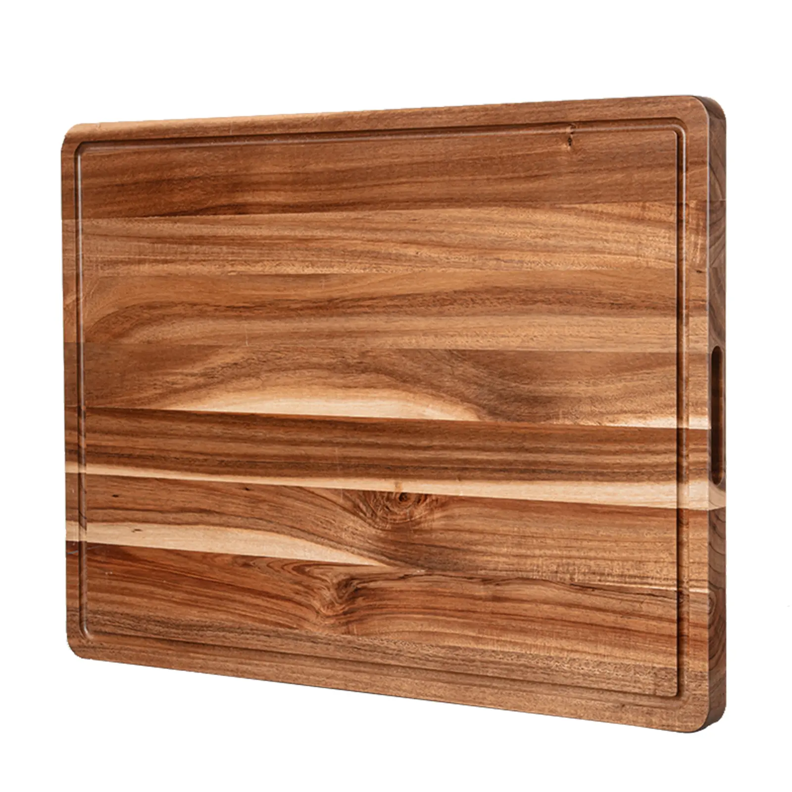 Extra Large Cutting Board, 24x18/20x15 Inch Acacia Wood Chopping Board with Juice Groove, for Meat, Vegetables, and Serving