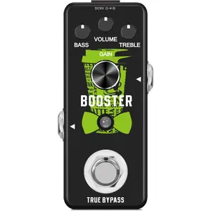 Clean Boost Pedal Pure Booster Incentive Effect Pedal Boost Pedal Preserve  Tone Volume Booster Pedal Refined Tone Quality Moisturizing  Sound Effects For Guitars And Basses