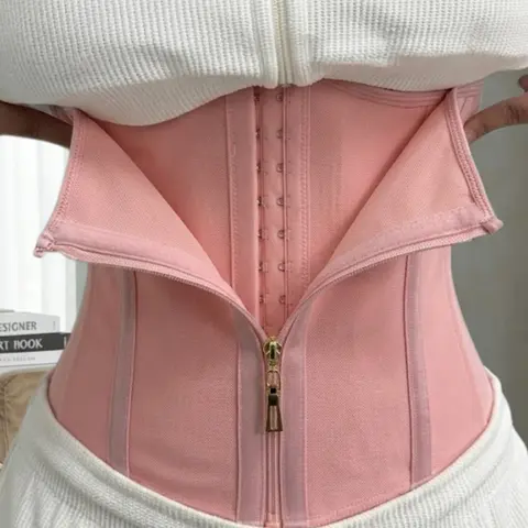 1-Piece Women's Waist Trainer Shapewear with Adjustable Hook-and-Eye Closure, Fajas High-Waist Slimming Girdle and Tummy Control Cincher, Soft and Comfortable Corset Belt for Women, High-Elasticity Waist Cincher for Yoga, Gym Training, and Daily Wear
