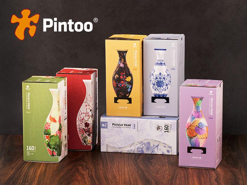 3D Puzzle Vase Unique Flower Vase Made by 160 Curved Plastic Puzzle Pieces House Warming Gift for Flower Arrangements and Home Decoration - [S1034] (Classic, Colorful Leaves)