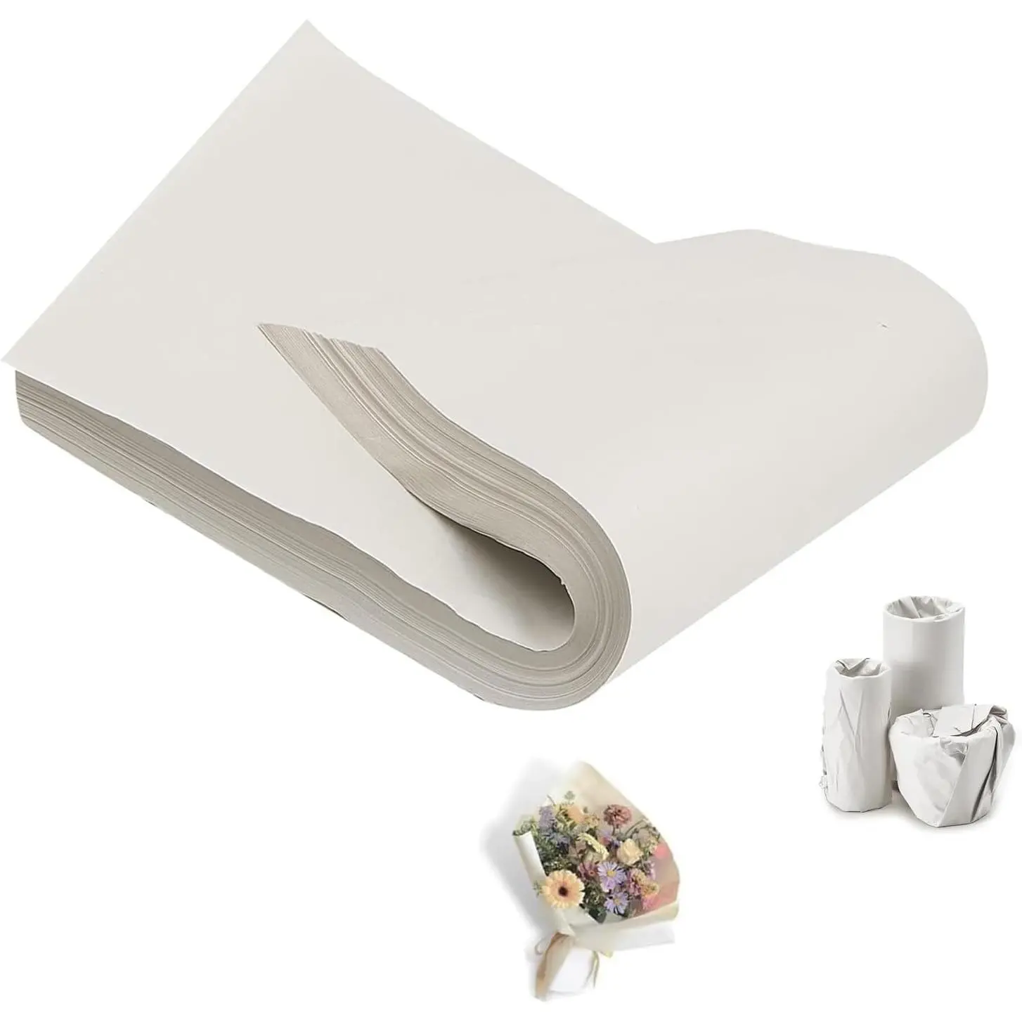 Plain 500-Sheet Packing Paper for Moving Supplies, 12”x24” 8LB Newsprint Wrapping Material for Shipping & Moving Boxes