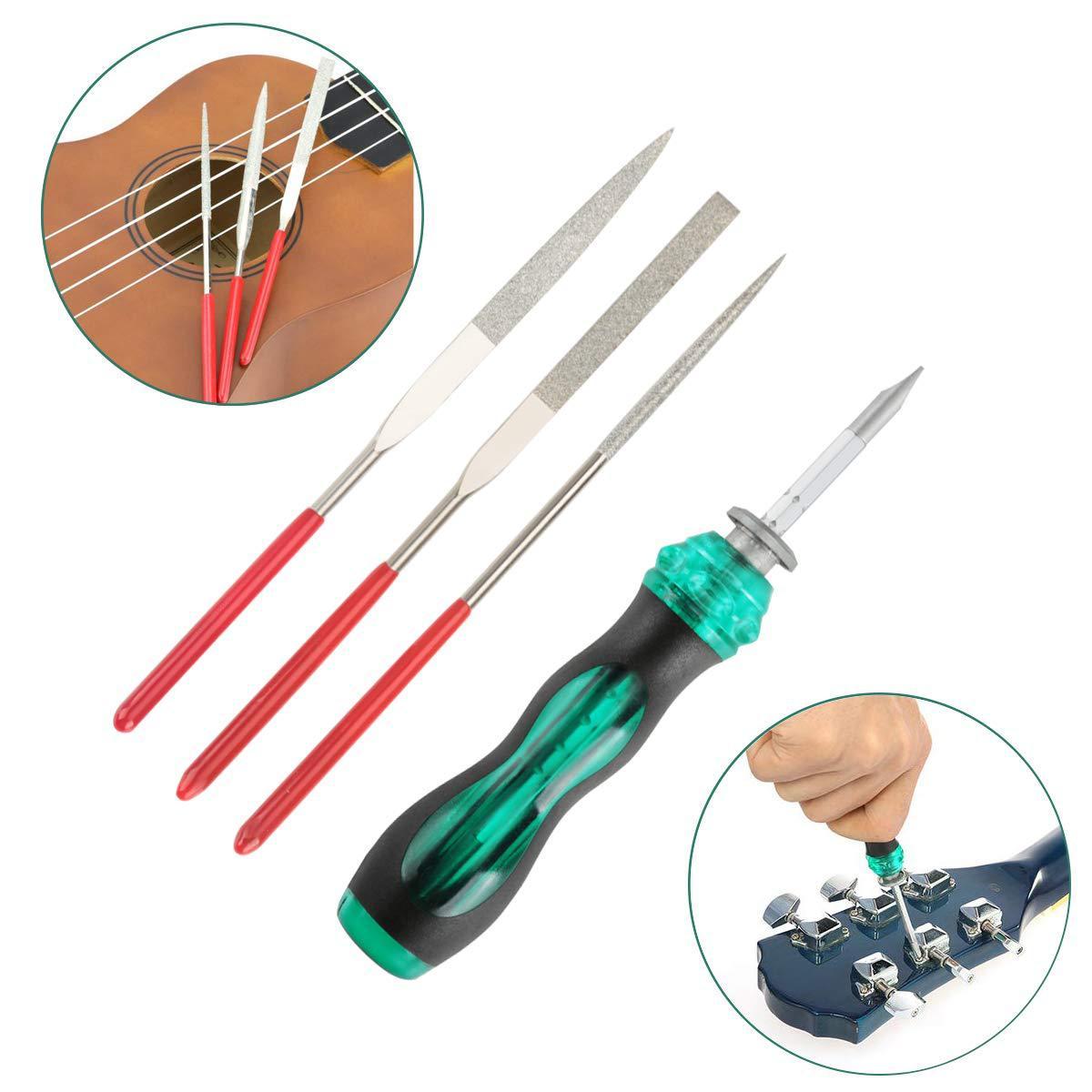 Professional Guitar String Winder Set with String Cutter and Bridge Pins for Easy Guitar Maintenance and String Changing