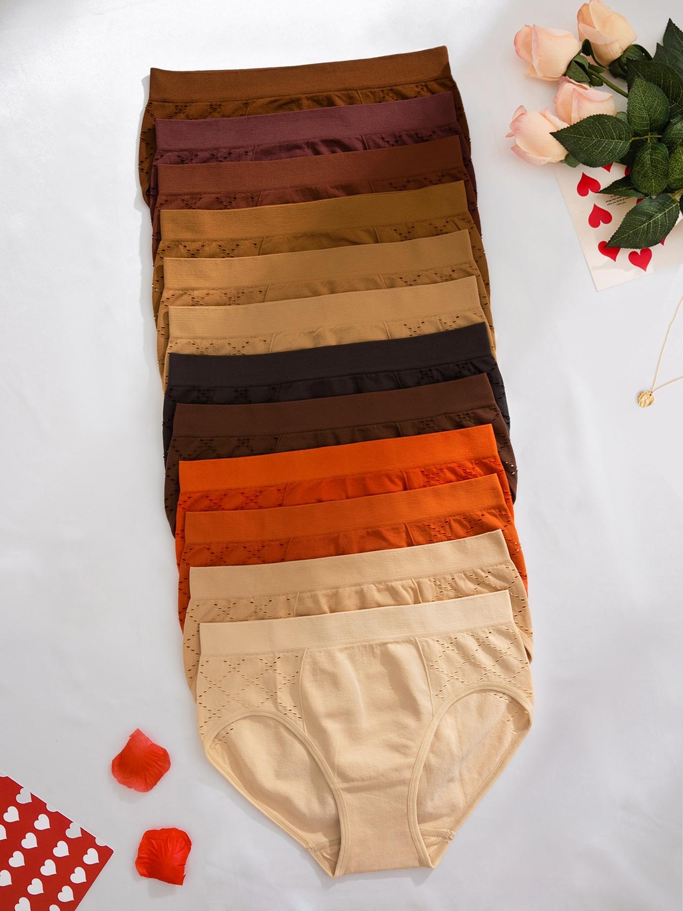 Women's Seamless Knicker, Soft Comfy Breathable Panty for Daily Wear, Underwear for All Seasons, Seamless Garments