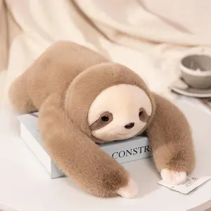50/60/65cm Long Arm Stuffed Animal Arm Weighted Soft Plush Pillow Raccoon Koala Bear Sloth  Dinosaur Gift for Boys and Girls