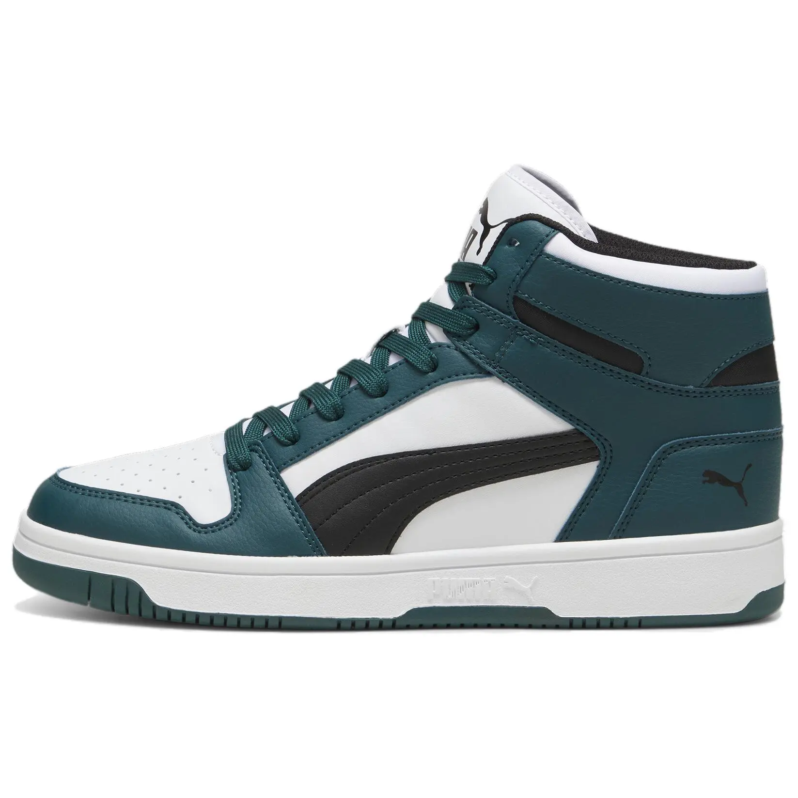 PUMA Rebound Layup Versatile Trendy Simple Mid-Top Basketball Shoes 369573-49