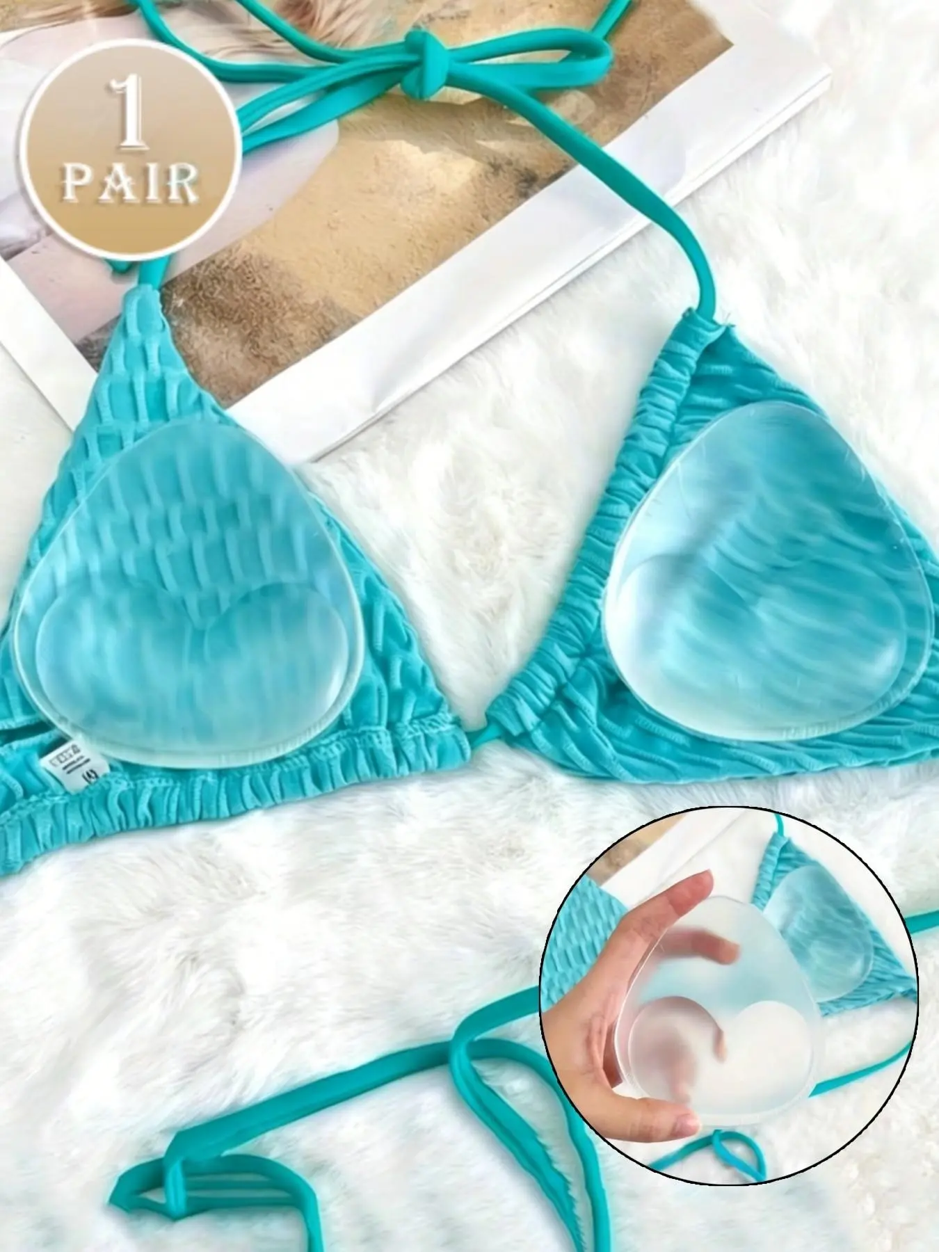 1 Pair Transparent Silicone Push-up Pads, Reusable Soft Breast Cups Underwear For Bras, Swimwear And Bikinis Designed To Lift And Enhance Bust, Made Of Washable Silicone Material, Bra Accessories For Evening Gowns And Party Outfits