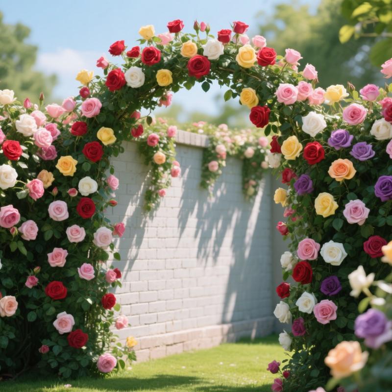 Climbing Rose Vines (Rambling Roses) Heirloom and rare varieties ideal for home gardens, non-GMO, easy to grow, and long-blooming perennial flowers. Suitable for cultivation in small gardens, patios, balconies, and indoors.