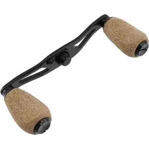Fishing Reel Handle Replacement Parts with Wood Knob for Lakeside Seaside
