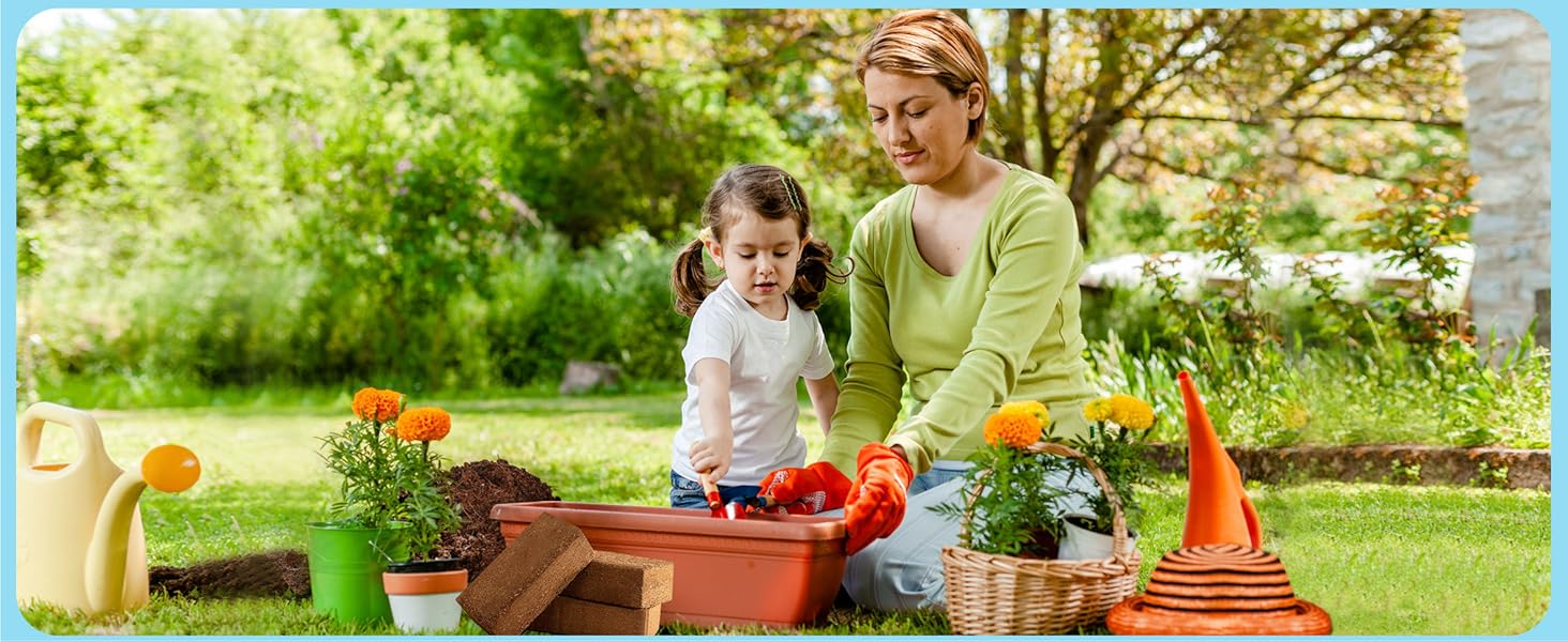 Coco Coir Bricks 6 Pack 100% Organic Peat Moss, Fiber Husk for Planting,, Potting Soil Substrate