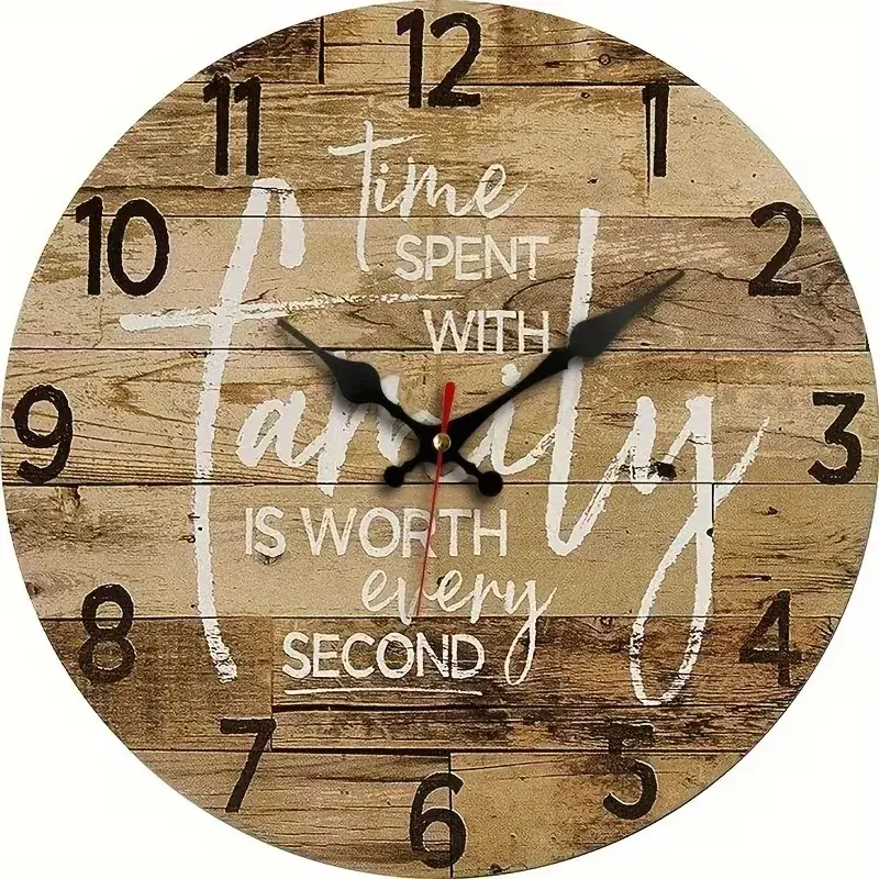 40cm Customized Glass Wall Clock with Logo Printing High Quality Modern Silent Non-Ticking Office Decor