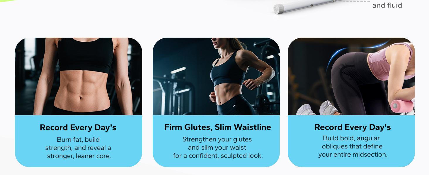 Ab Machine, Ab Workout Equipment, Adjustable Ab Trainer Machine for Abs Workout at Home Gym, Foldable, Knee Protection, Abdominal Trainer for Stomach Workout