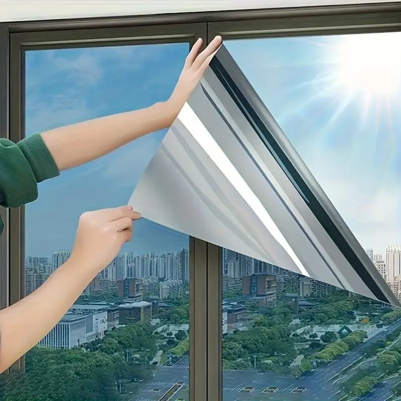 30cm Universal glass insulation film for car windows and household windows - multi-purpose one-way sunscreen privacy protection film.