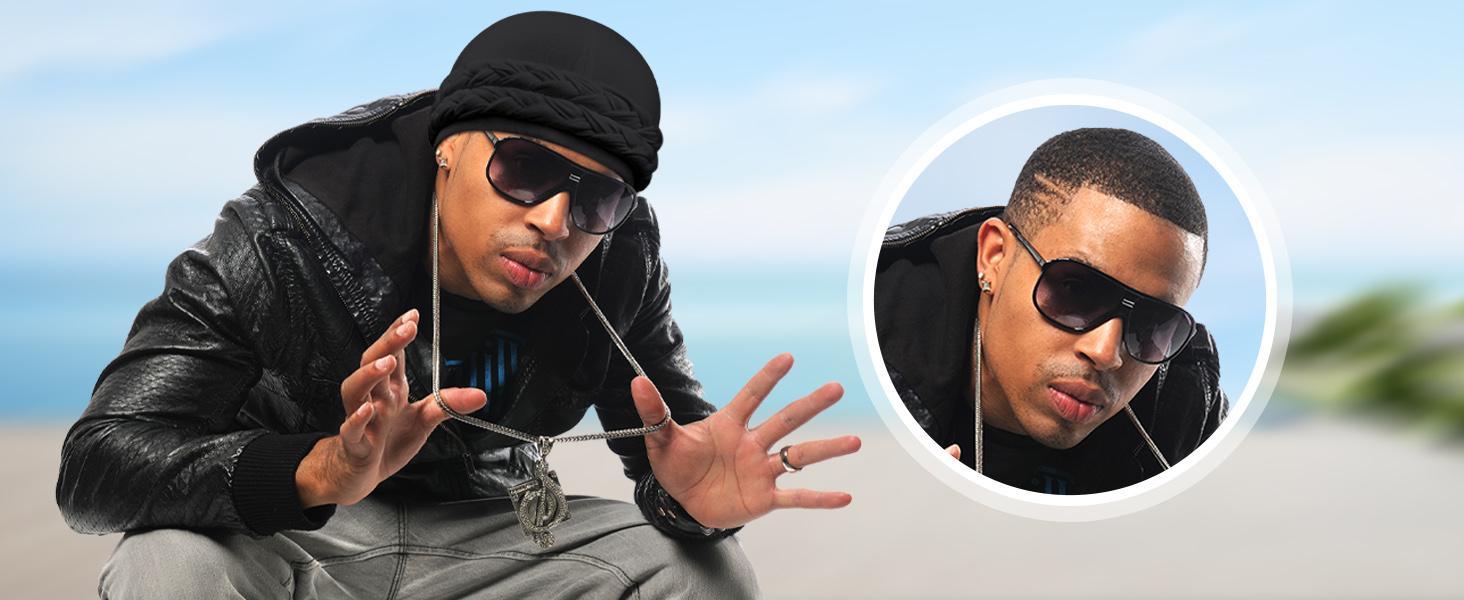 2 Packs Satin Lined Turban for Women & Men - Silky Halo Durag for Waves, Braids, Locs - Comfortable Sleeping Bonnet & Sleep Cap for Hair Protection