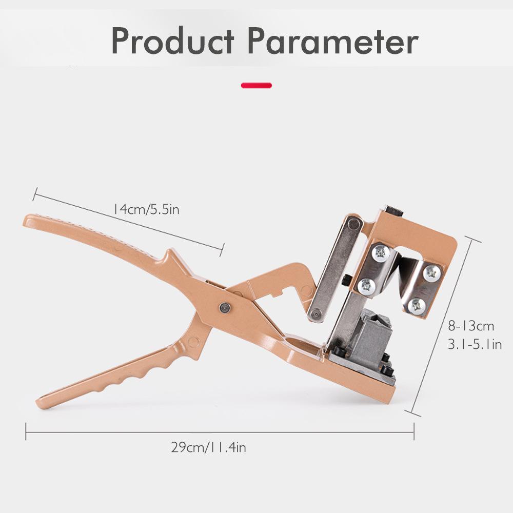 V-Cut Grafting Tool for Fruit Trees, SK5 Steel Grafting Pruner for 8-20mm Branches, Heavy Duty Aluminum Alloy Grafting Cutter with Spring Handle V-Cut Grafting Tool for Fruit Trees, SK5 Steel Grafting Pruner for 8-20mm Branches, Heavy Duty Aluminum Alloy Grafting Cutter with Spring Handle