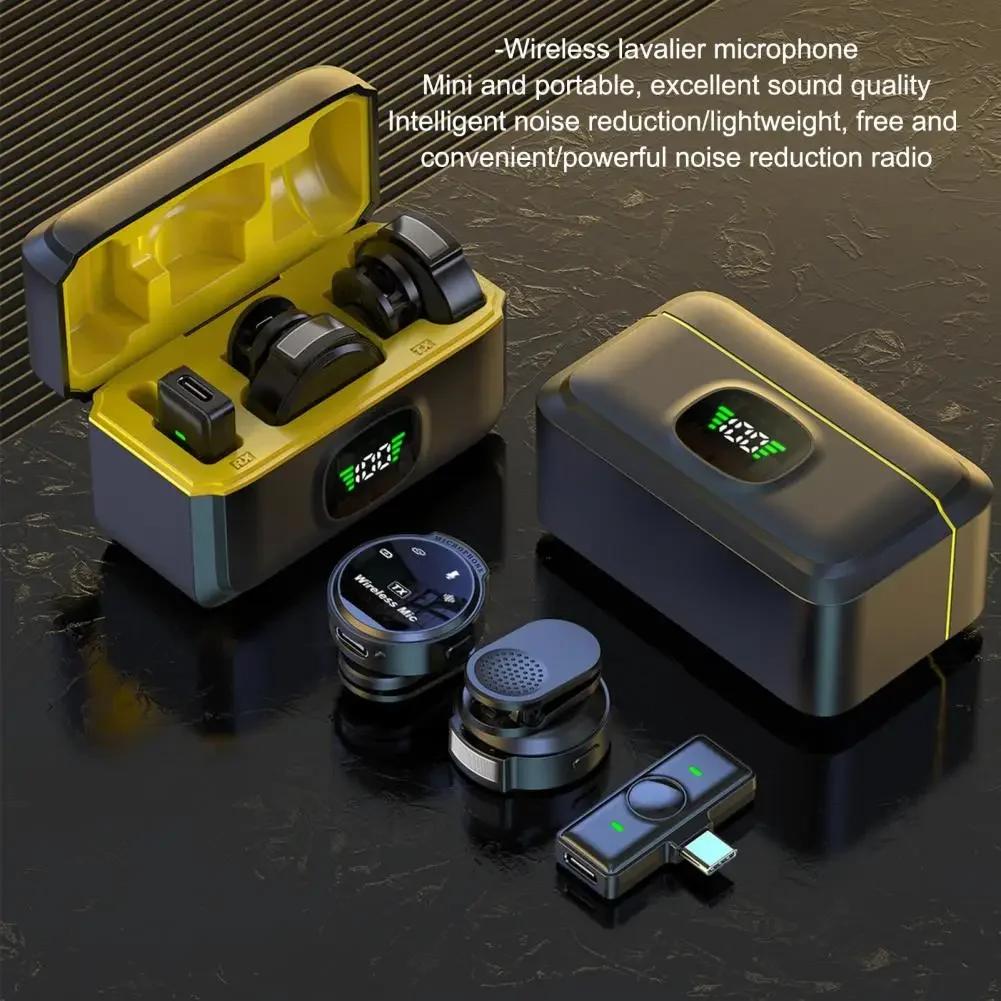 XinMic J6 Wireless Lavalier Lapel Microphone Noise Cancel Live Mini Mic iPad Android Type-C Phone Outdoor recording Interview PC Wooden Puzzle Box Set Anime Kamado Tanjiro Sword Building Kids Inflatable Shark Costume Elegant Garden Goose Statue