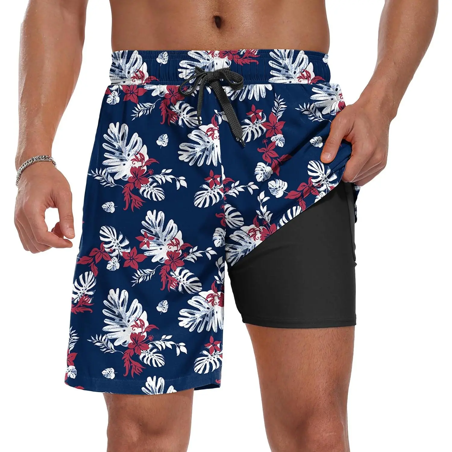 Navy Blue Ice Flower