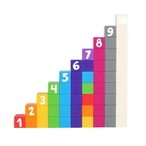 Magnetic Building Blocks Set, Easter Basket Filler for Kids, Stem Educational Toy with Numbers and Stickers, Ideal Gift for Boys and Girls Aged 3+
