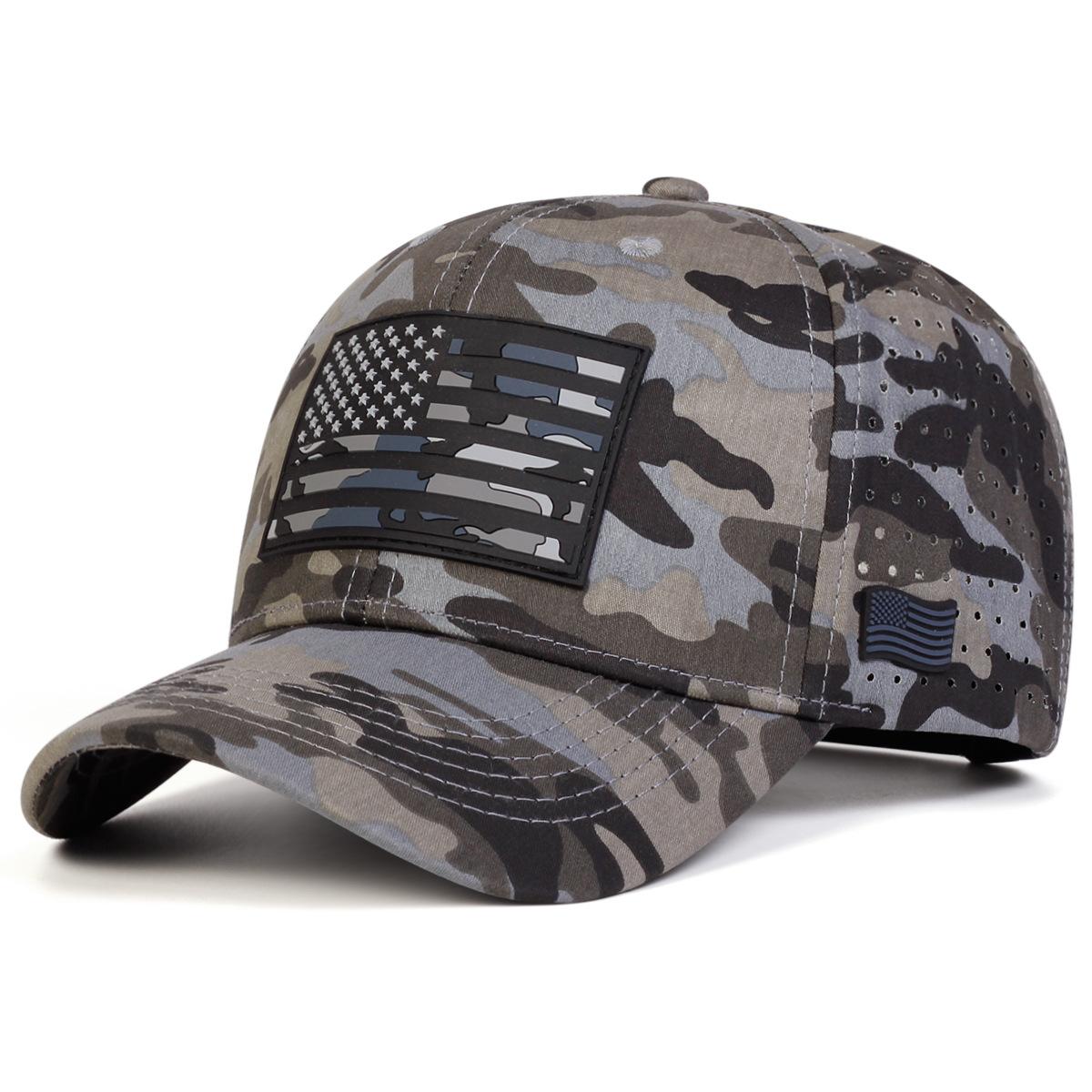 2026 baseball cap, flag mesh cap, freely adjustable duckbill cap, breathable sun protection hat, sports cap