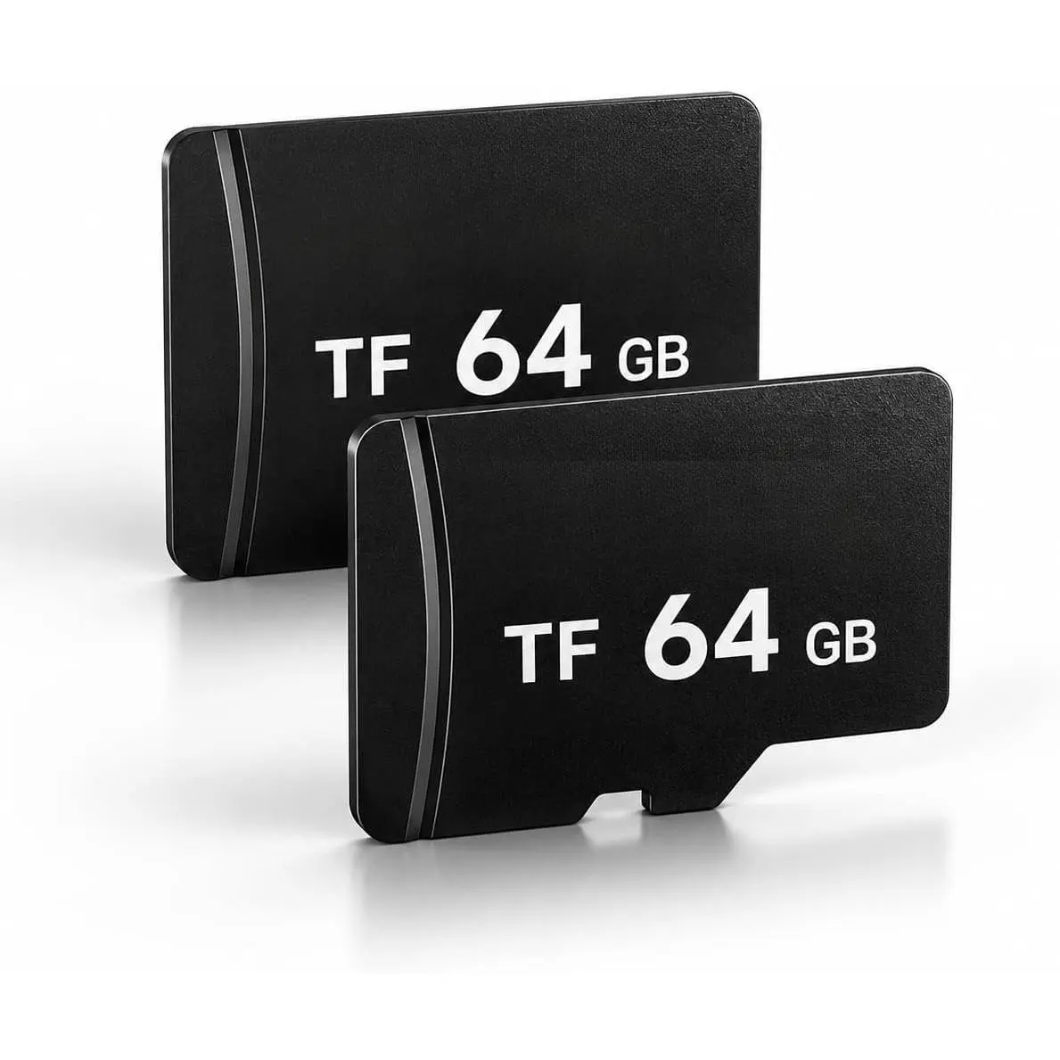 2X 64GB TF Memory Card FAT32 Format Class 10 High Speed Reading/Writing 24/7 Recording for  Camera  Cam and