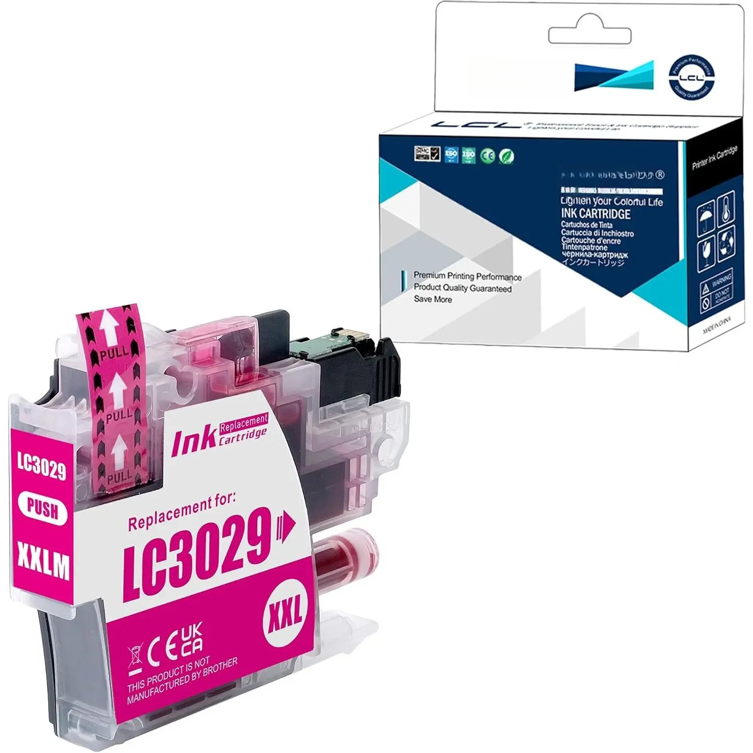 Compatible Ink   for  LC3029 XXL LC3029M High Yield MFC-J6535DWXL J6935DW J5830DW J5830DWXL J5930DW J6535DW (1-Pack Magenta)