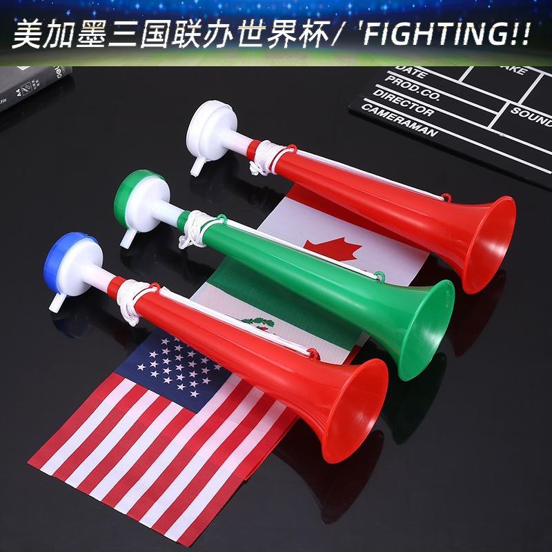United States, Canada, Mexico World Cup Football Cheering Horn Games Cheering Props Woo Woo Lazu Fans Used
