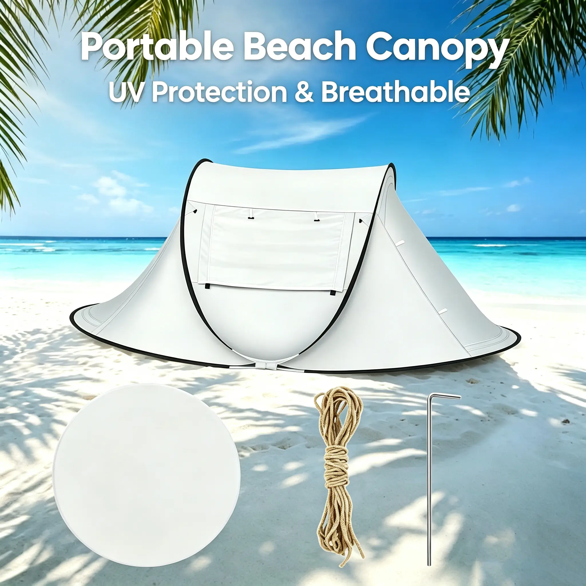Large Boat-Shaped Tent, Portable Instant Setup Breathable Outdoor Shelter, Lightweight Canopy with Anti-Mosquito Netting, Waterproof UV-Resistant, Foldable for Camping Family Vacation, Ideal Holiday Gift#tiktokshopsummersale, Breathable Shelter, Instant S