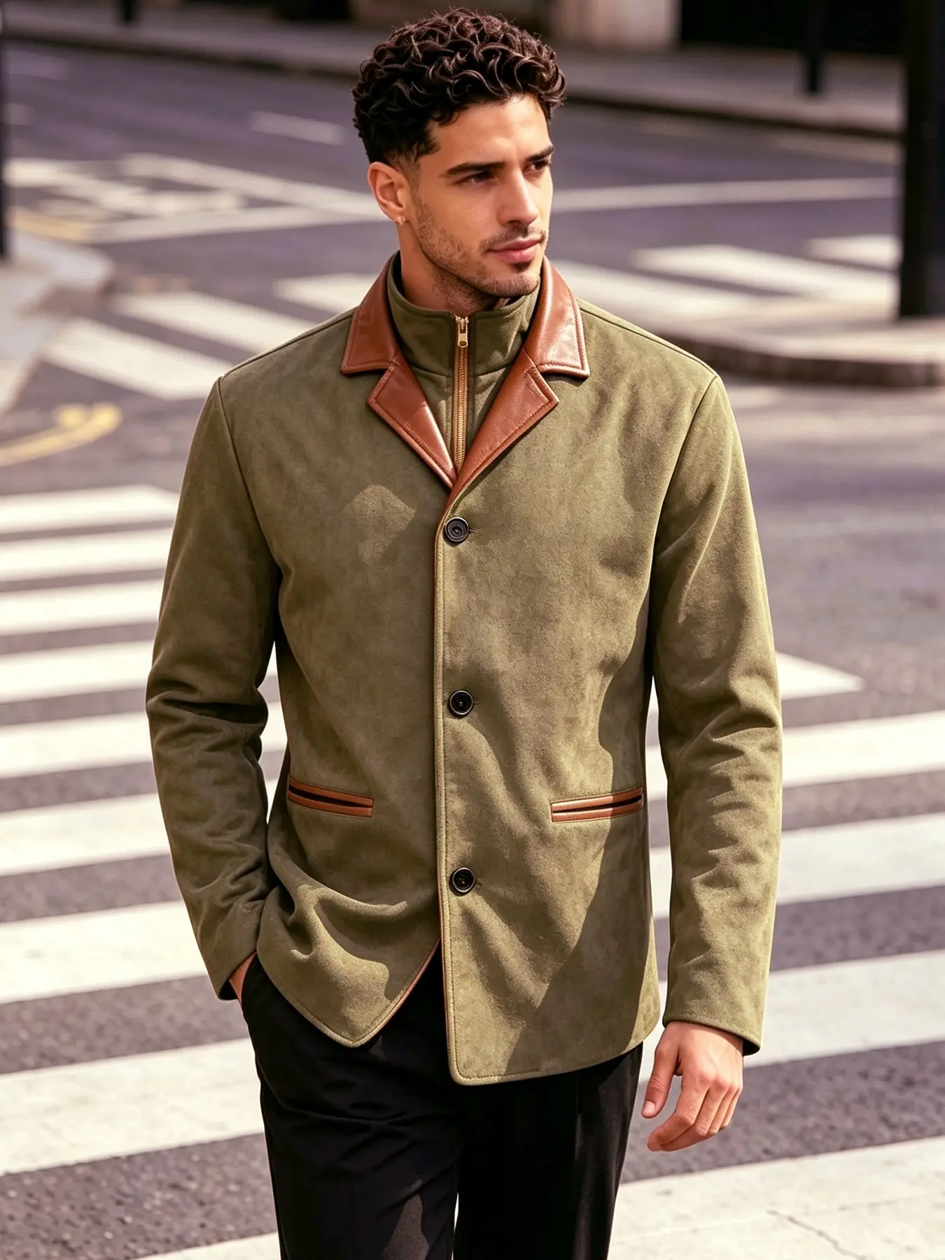 New 2026 Men's Spring Summer Jacket, Loose Fit Casual Comfortable Long Sleeve Outdoor Sports Date Daily Commute Versatile Coat