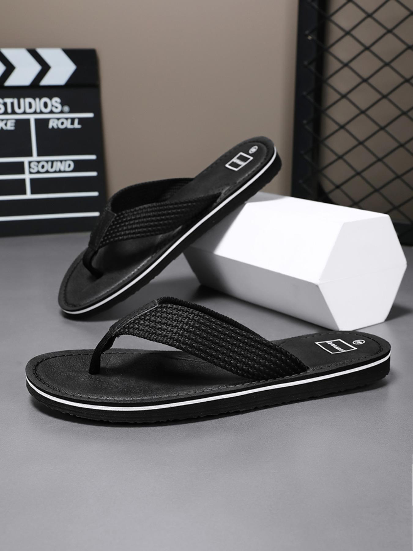 Men's Summer Fashion Slip-On Sandals, Breathable Lightweight Casual Shoes for Beach Streetwear Vacation Daily Wear