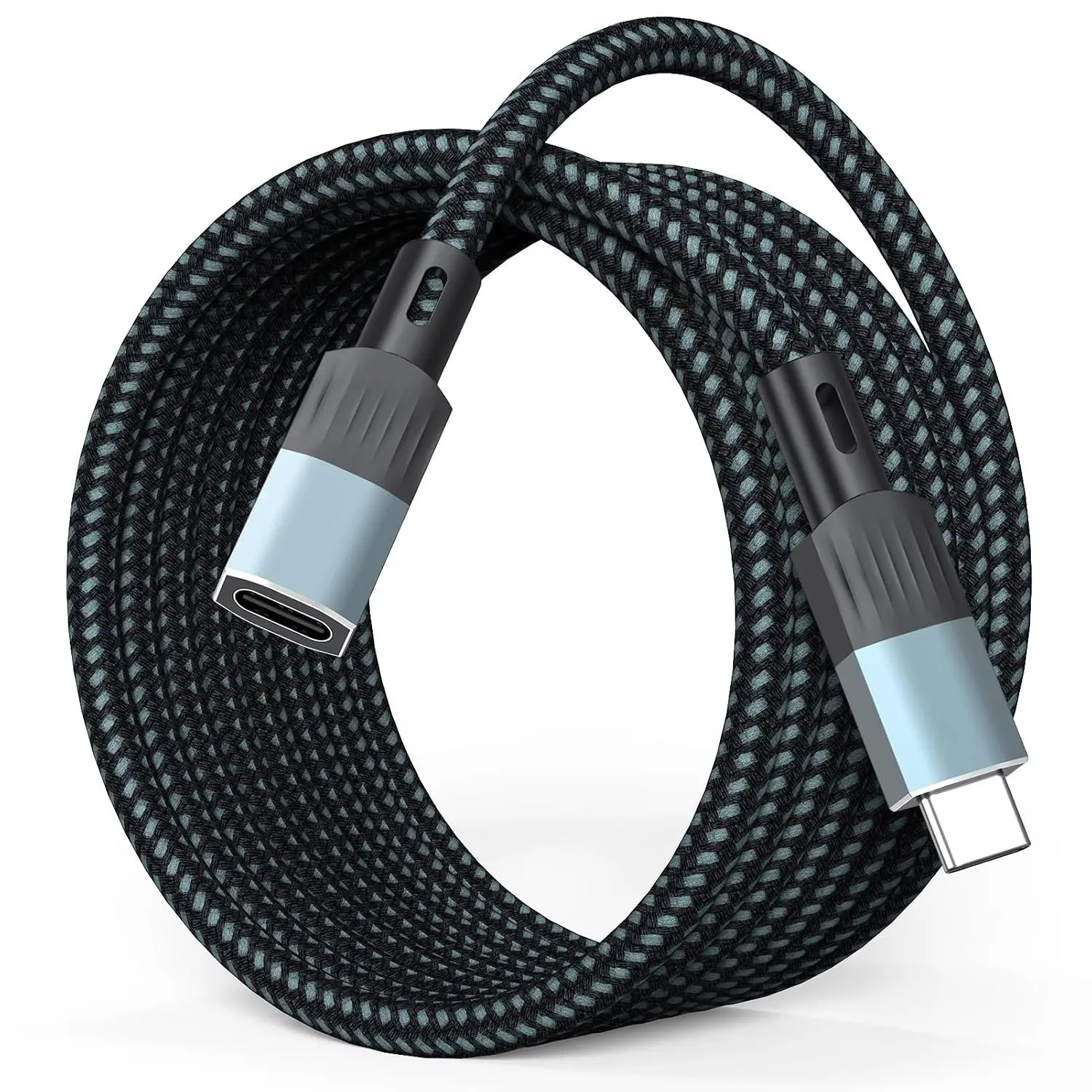USB C Extension  10Ft Long, 10Gbps Data Transfer/100W /4K@60Hz USBC 3.2 Male to USB-C Female  Extender Type C Cord for Docking Station, PC, Laptop, SSD, Phone