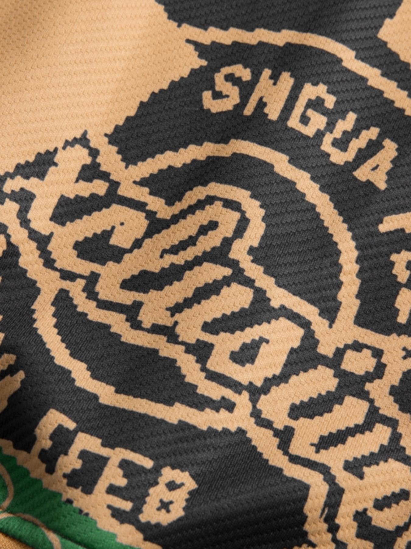 Men's Patchwork Letter Print Drop Shoulder Sweatshirt, Loose Casual Long Sleeve Round Neck Pullover for Fall & Winter, Men's Clothes for Daily Wear