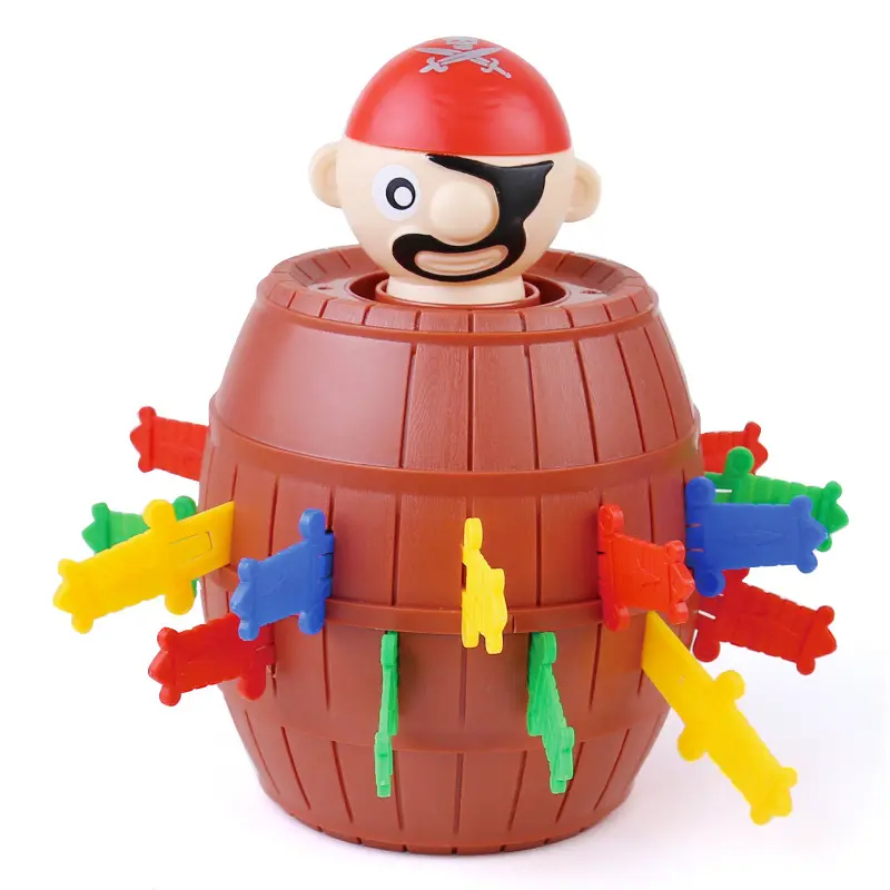 No Pirate Barrel Kids Toy Interactive Mini Board Game Prank Sword Insert Mr Barrel Game Indoor Recreation Fun