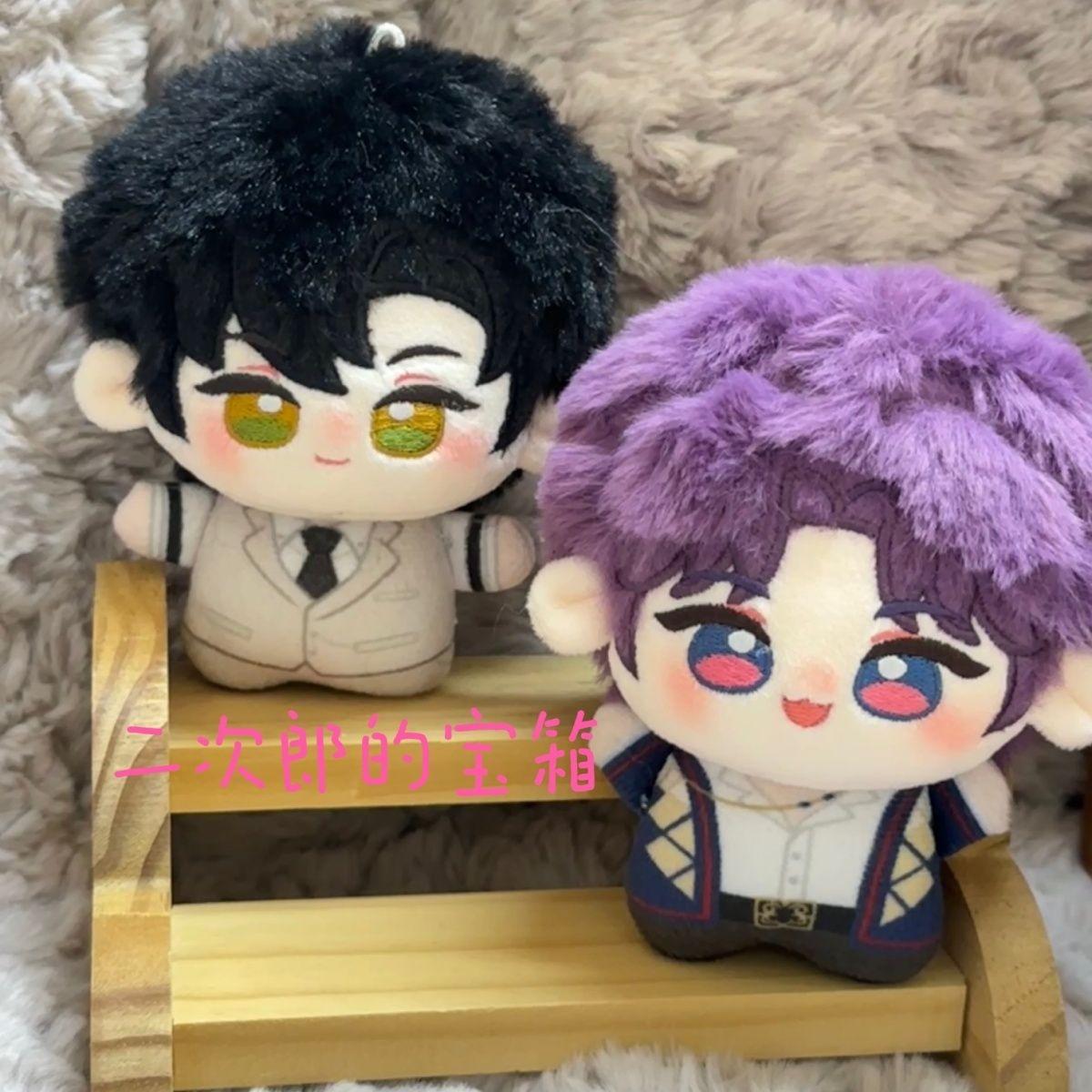 10cm Love And Deepspace Plush Rafayel Xavier Stuffed Plush Printed Body Figurine Statue Model Collection Decoration Kid Toy Gift