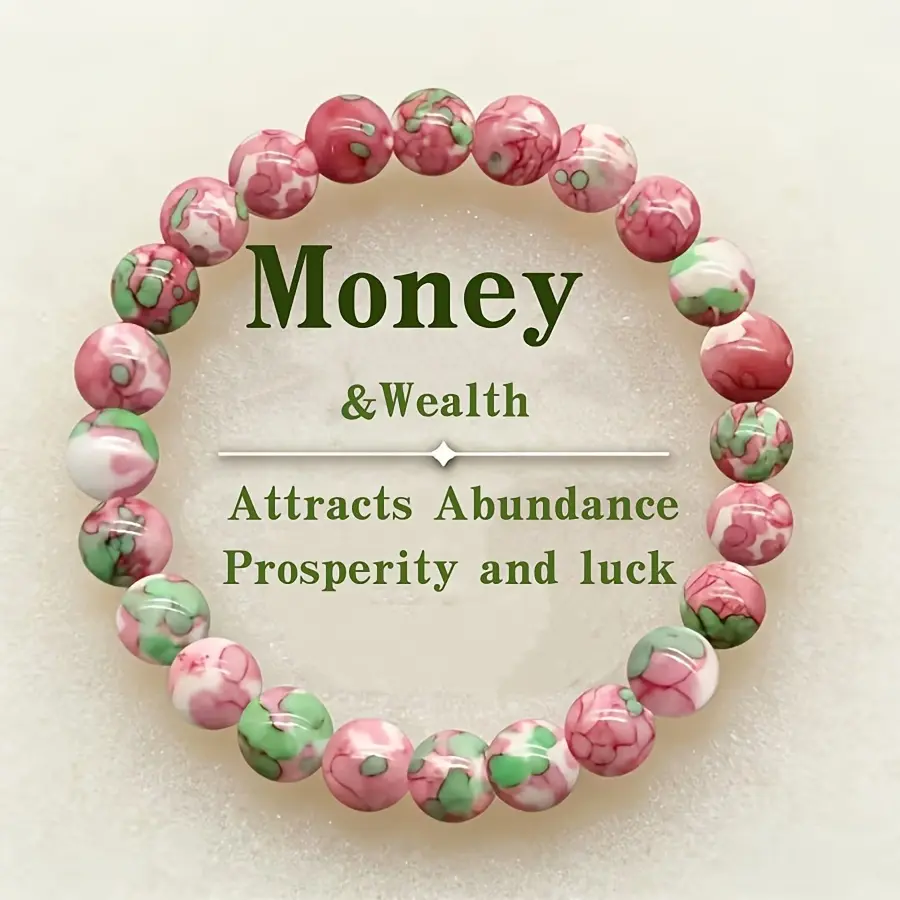 Natural stone bead bracelet, soothes negative emotions, perfect for party favors, Valentine's Day/Easter/Thanksgiving gifts, Beaded Bracelets