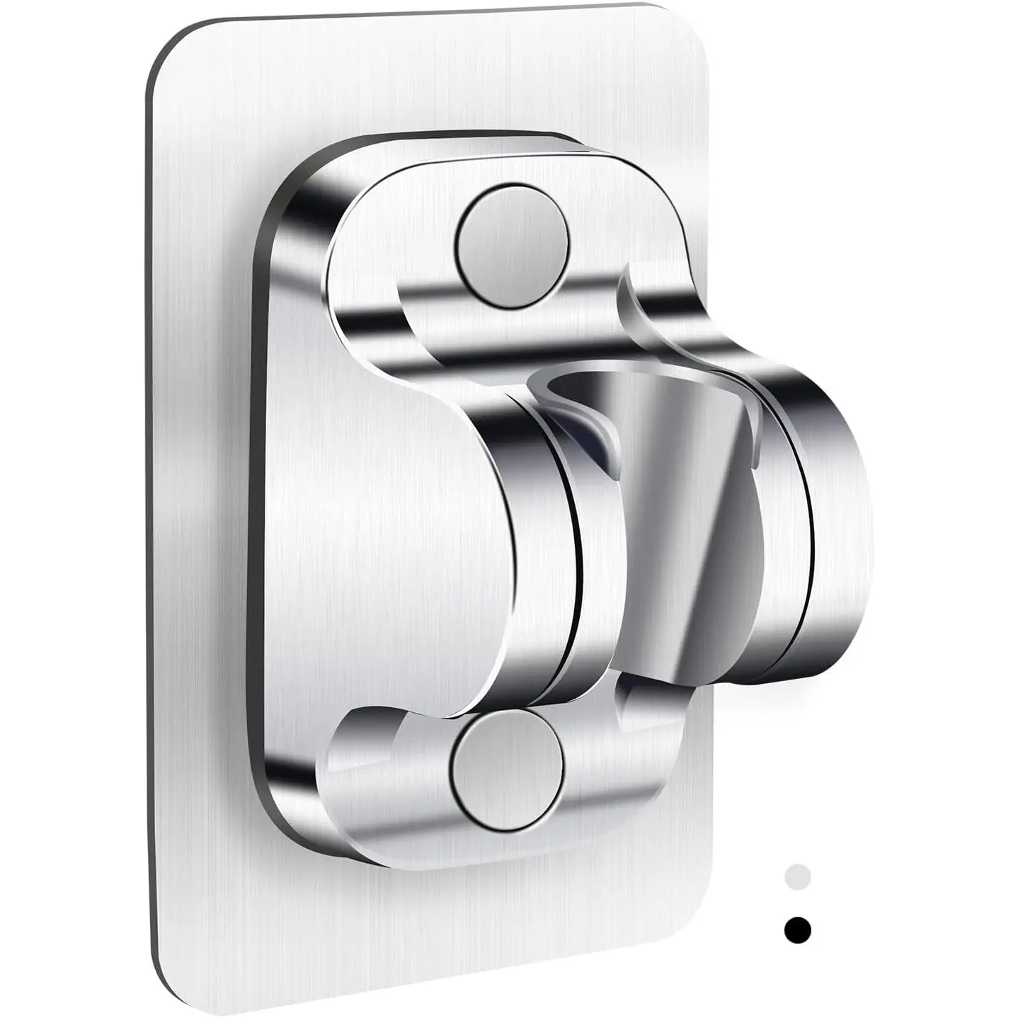 Shower  Holder  -  Adhesive Adjustable Handheld Shower Wand Holder Wall Mount Shower Bracket,No Drilling and  Shower Hose Holder for Shower Bathroom,