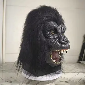 Halloween Party Animal Gorilla Monkey Latex Head Mask Party Birthday Gift