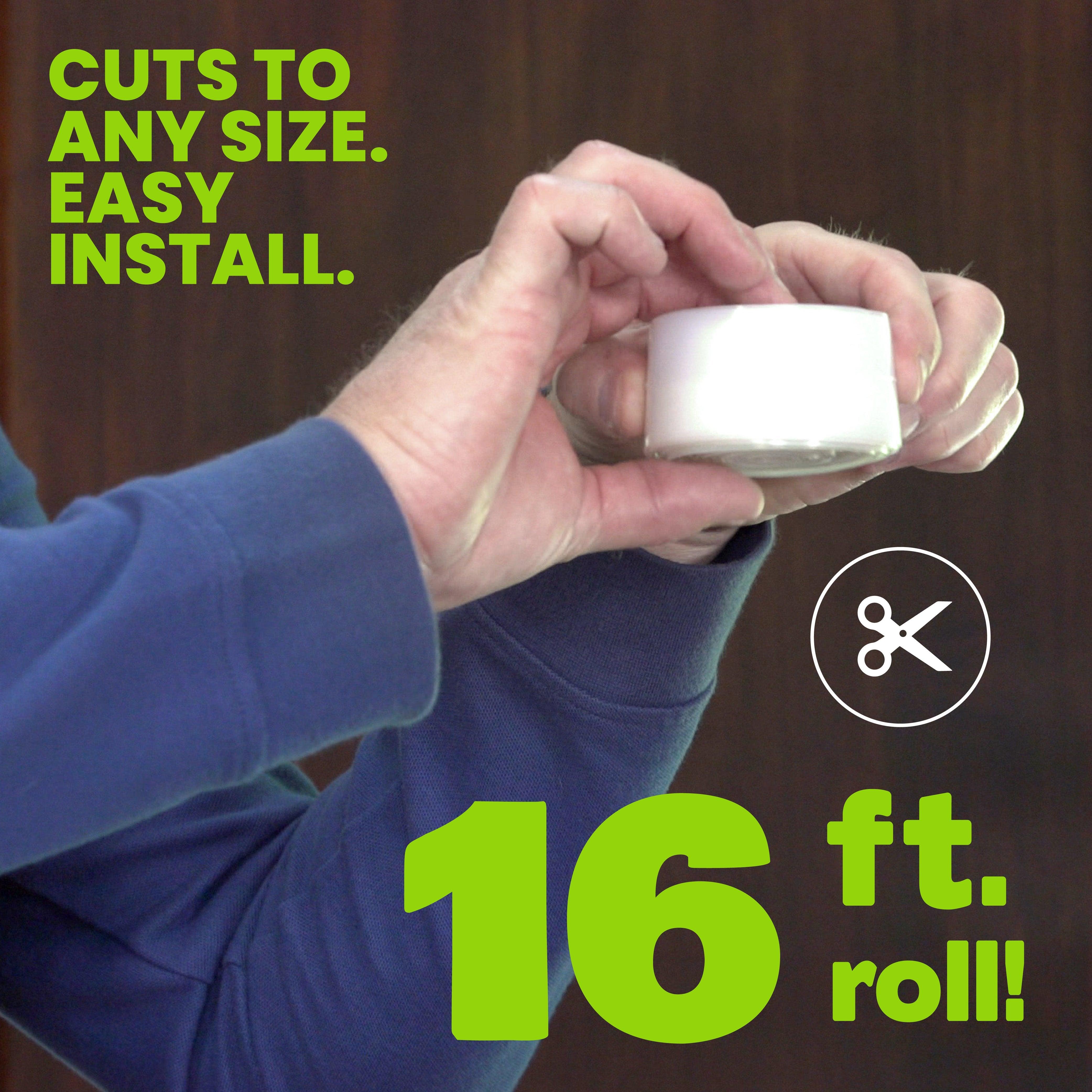 Draft Seal Insulation Tape - Self-Adhesive Silicone Weather Stripping for Door & Window, Under-Door Draft Stopper, Bottom & Side Seal - Sealing