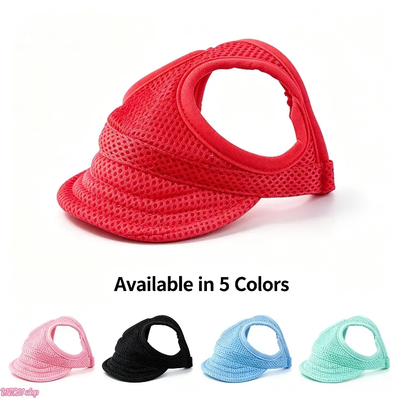 Pet Baseball Cap for Dogs & Cats | Viral Adjustable Pet Visor Hat, Cute Outdoor Travel Parent-Pet Matching Headwear, Lightweight Puppy Kitten Sun Hat for Camping Picnic Road Trip Pet Photoshoot