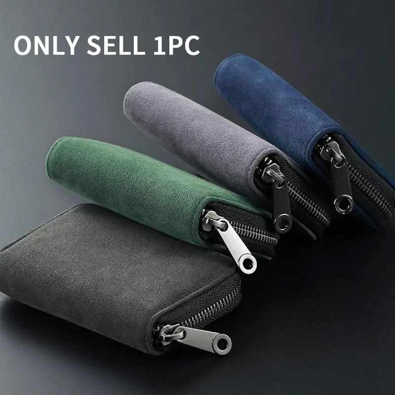 1pcs Organ Card Holder RFID Anti-theft Ladies Card Holder Men'Multifunctional Zipper Small Wallet Leather Zipper Wallet