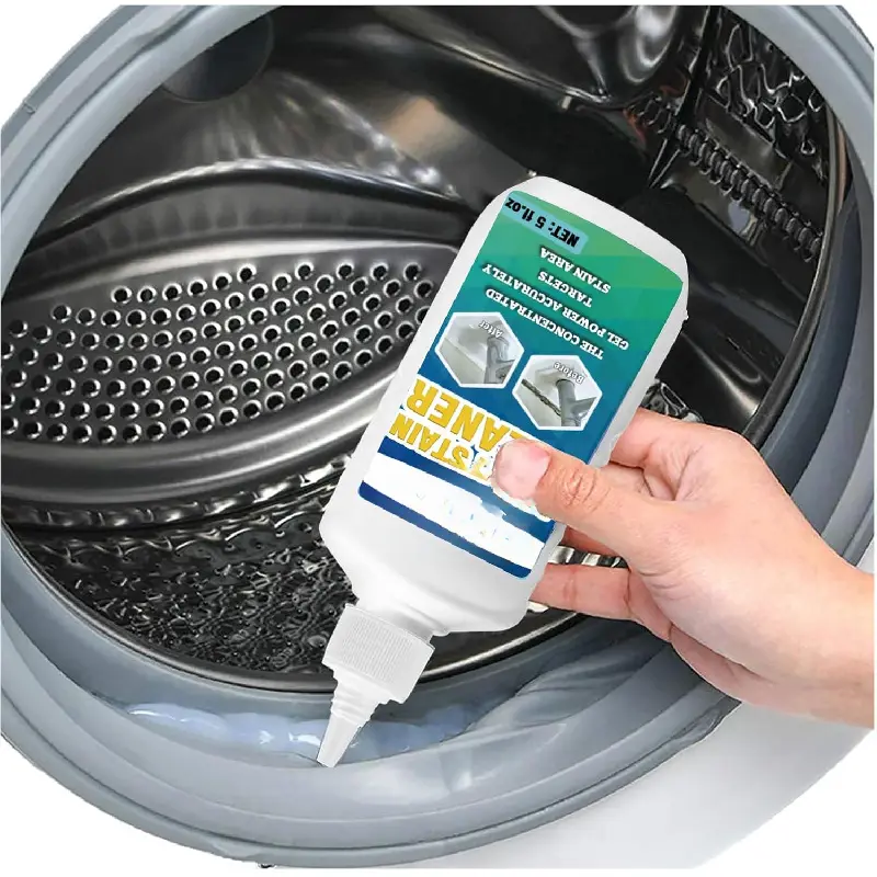 Mold Stain Cleaner, 5 fl oz Mold Stain Cleaner Gel for Washing Machine, Home Stain Cleaning Gel for Fridge, Tile, Grout, Sink and Bathroom Use