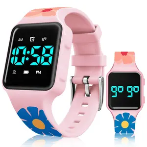 Potty Training Watch for Toddlers with Countdown, Magnetic Charging, Flashing Lights, Fun Music or Vibration Alerts - Waterproof Interactive Toilet Training Reminder for Boys & Girls Ages 2-9