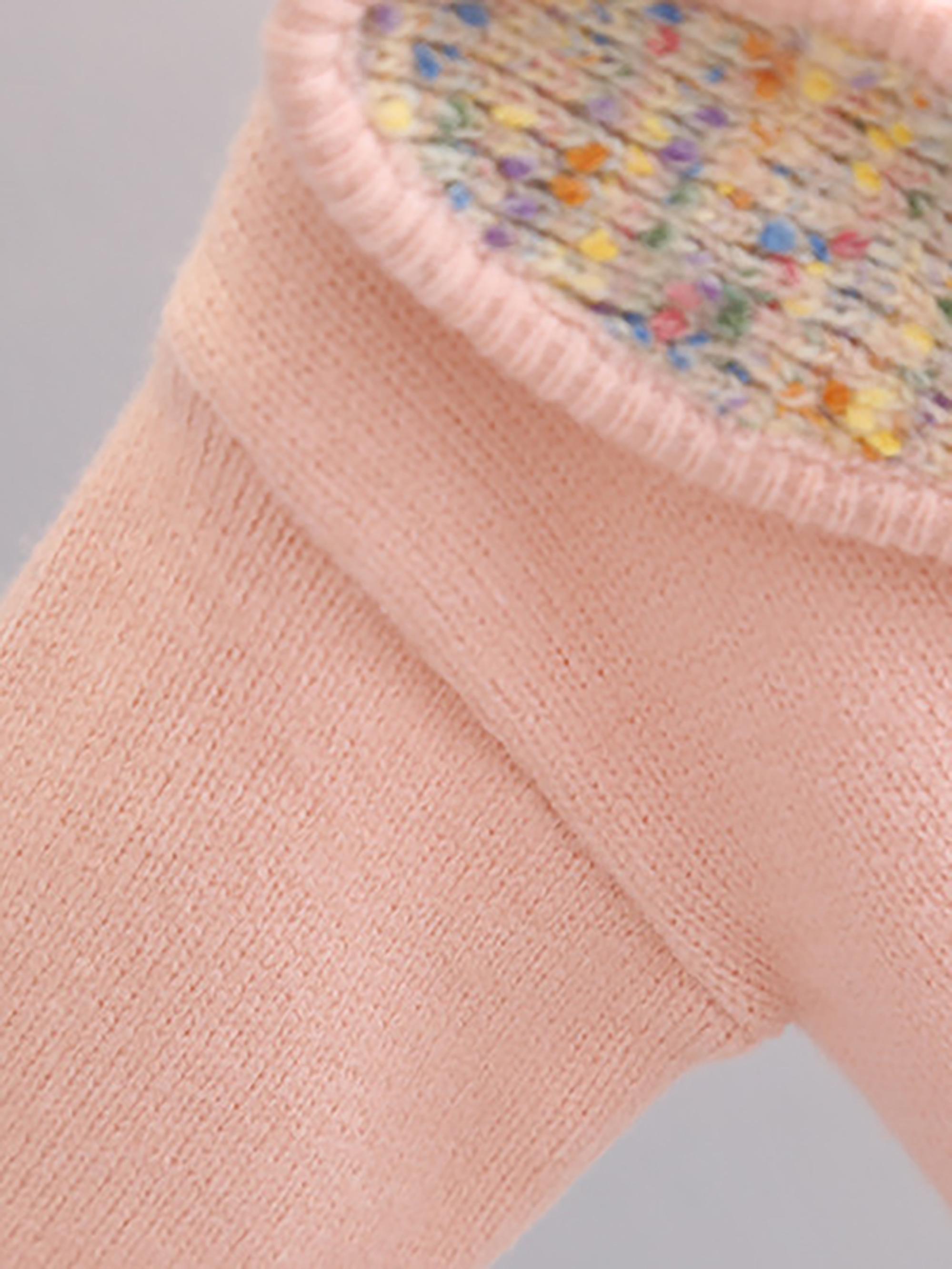 Girls' Thickened Sweater with Hand-Embroidered Design - Winter Warm Loose Fit Cute Button-Front Sweater Suitable for Autumn/Winter, Hand Washable Cozy Sweaters for Girls &