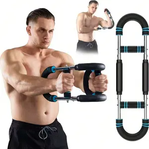 Adjustable Arm Trainer, Chest Workout Equipment, Unisex Home Fitness Strength Trainer, Muscle Building for Arms and Chest, DIY Exercise Tool, Adjustable Forearm Strengthener